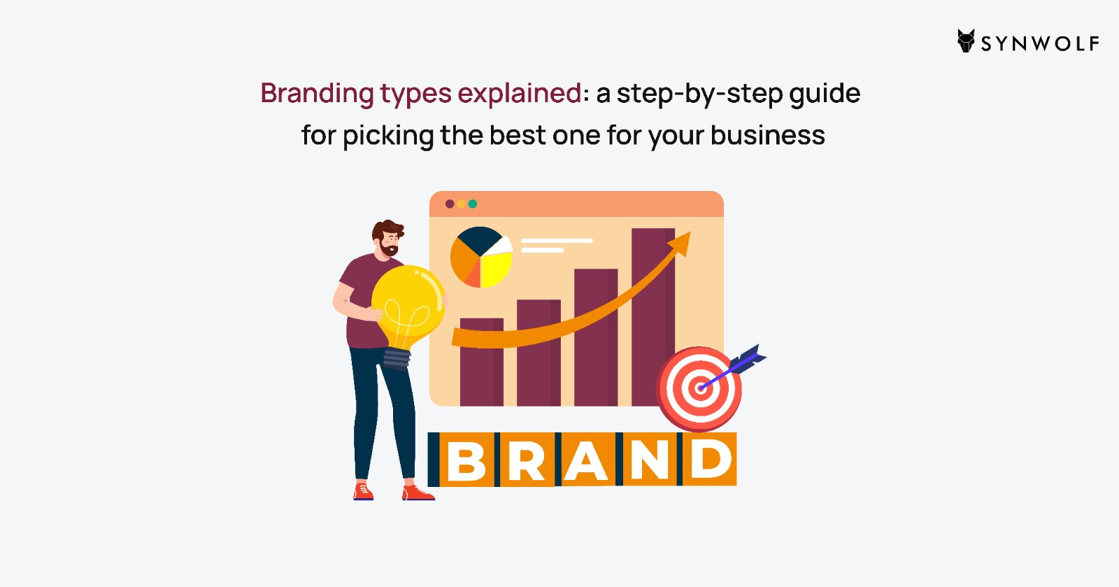 Illustration showing how different branding types helps in growing a business