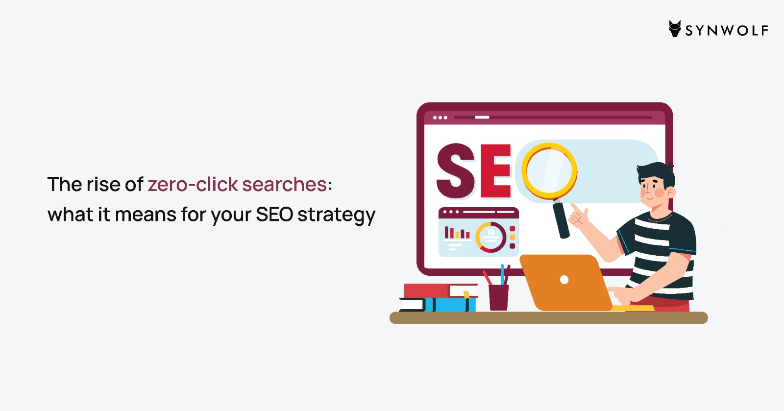 Visual showing how zero-click searches display instant answers on Google and how it impacting SEO